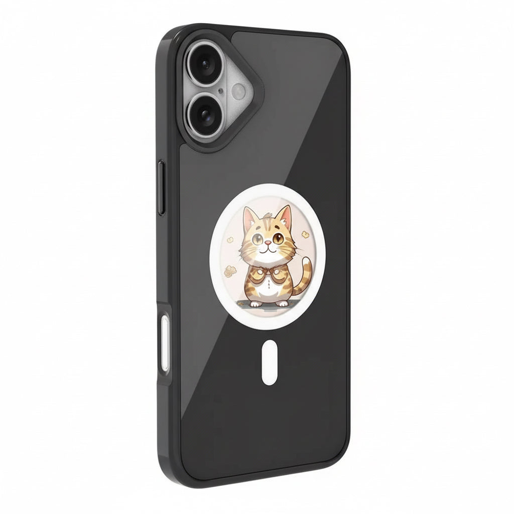 2025 New Designer Cell Phone Cases NFC Smart E Ink Screen Display NFC Mobile Phone Case Cover for IP15 Pro IP16 Custom DIY Case